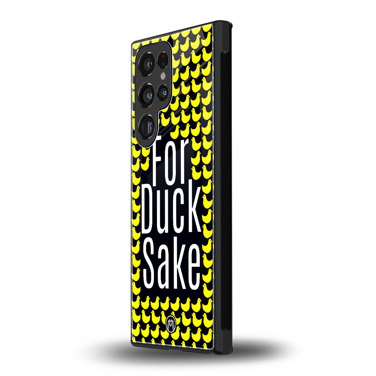 for duck sake back phone cover | glass case for samsung galaxy s24 ultra