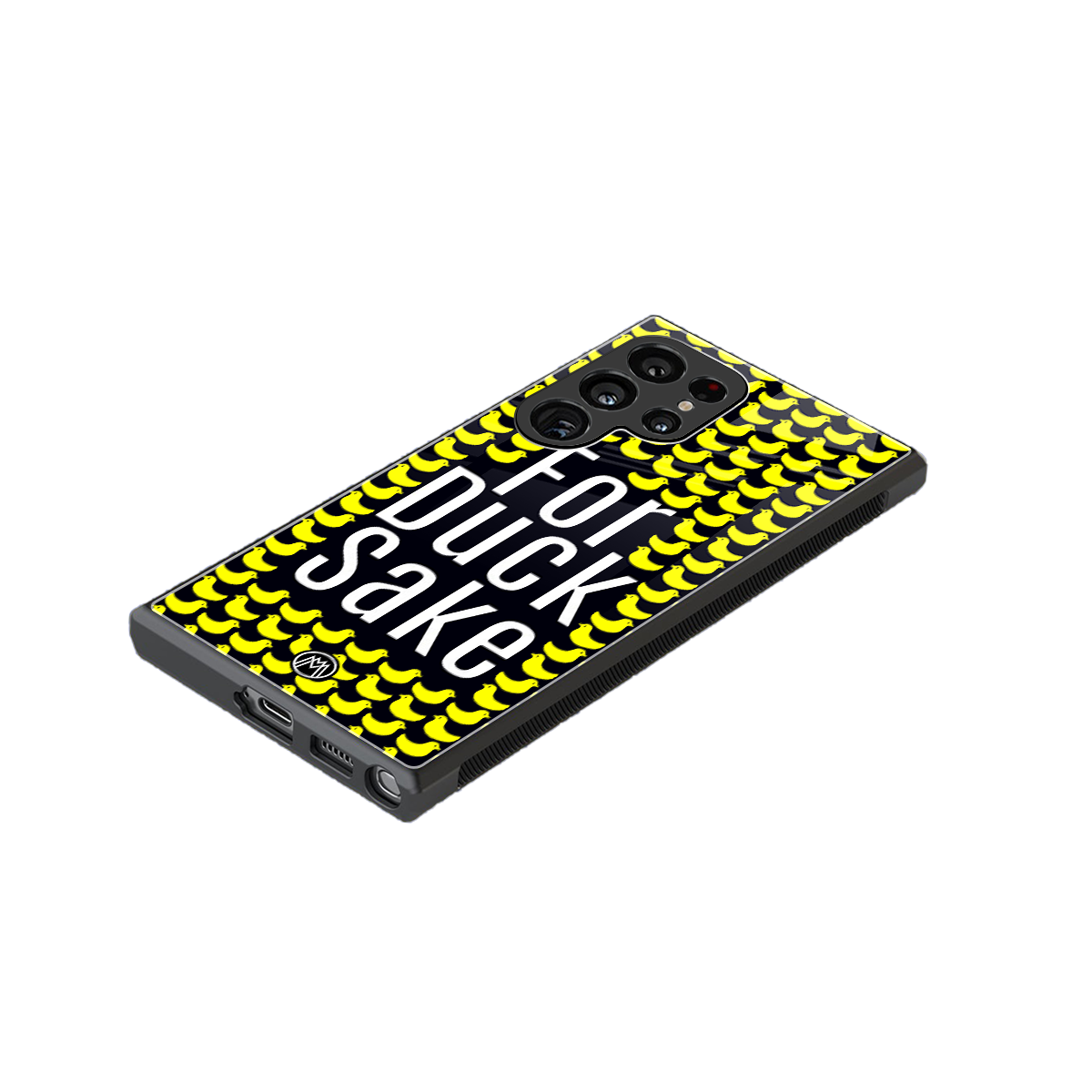for duck sake back phone cover | glass case for samsung galaxy s24 ultra
