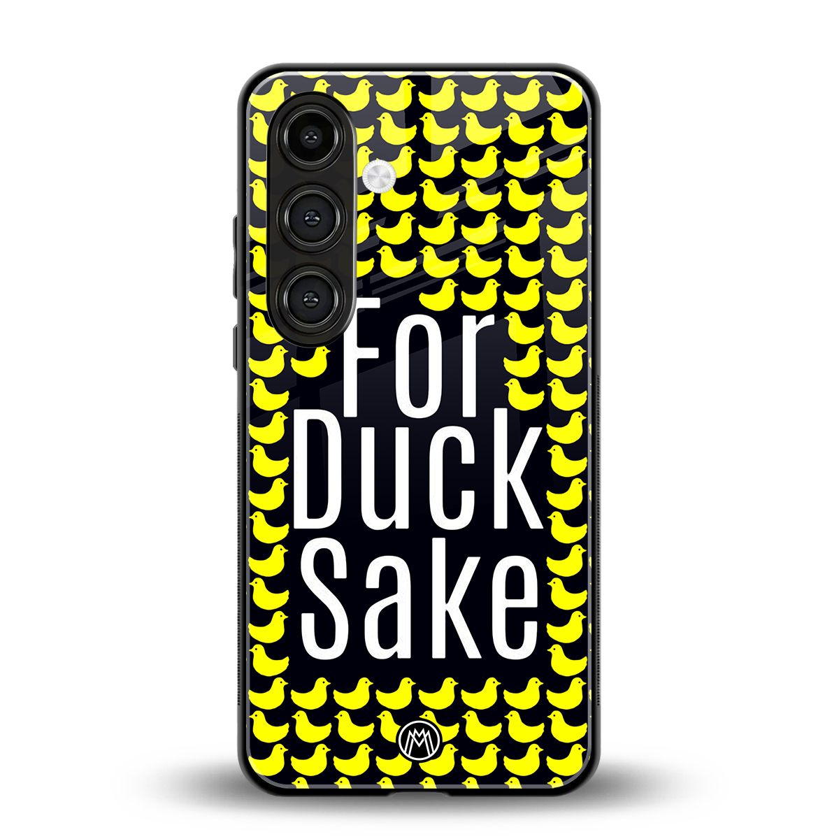 for duck sake back phone cover | glass case for samsung galaxy s24 fe