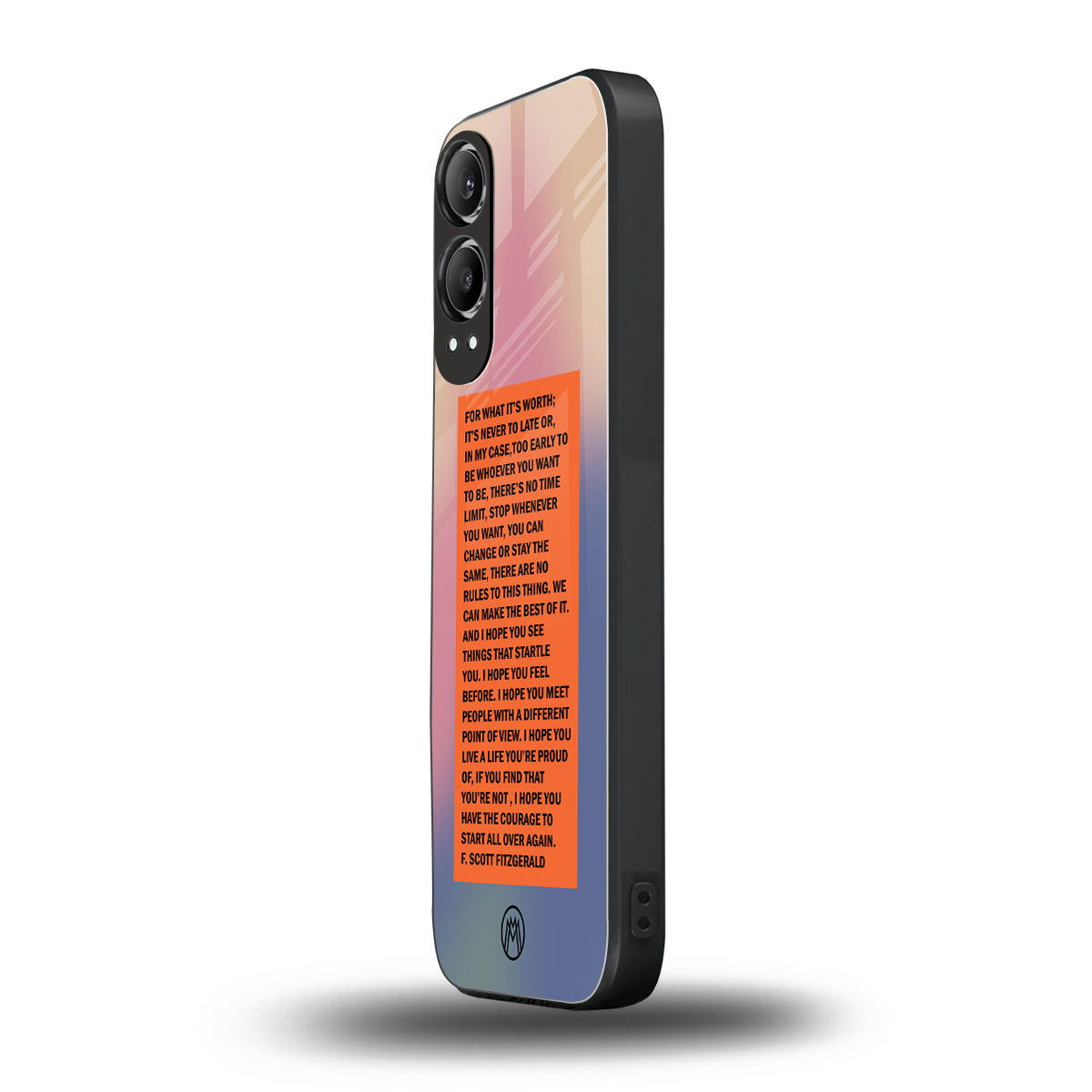 for what it's worth back phone cover | glass case for oneplus nord ce 4 lite