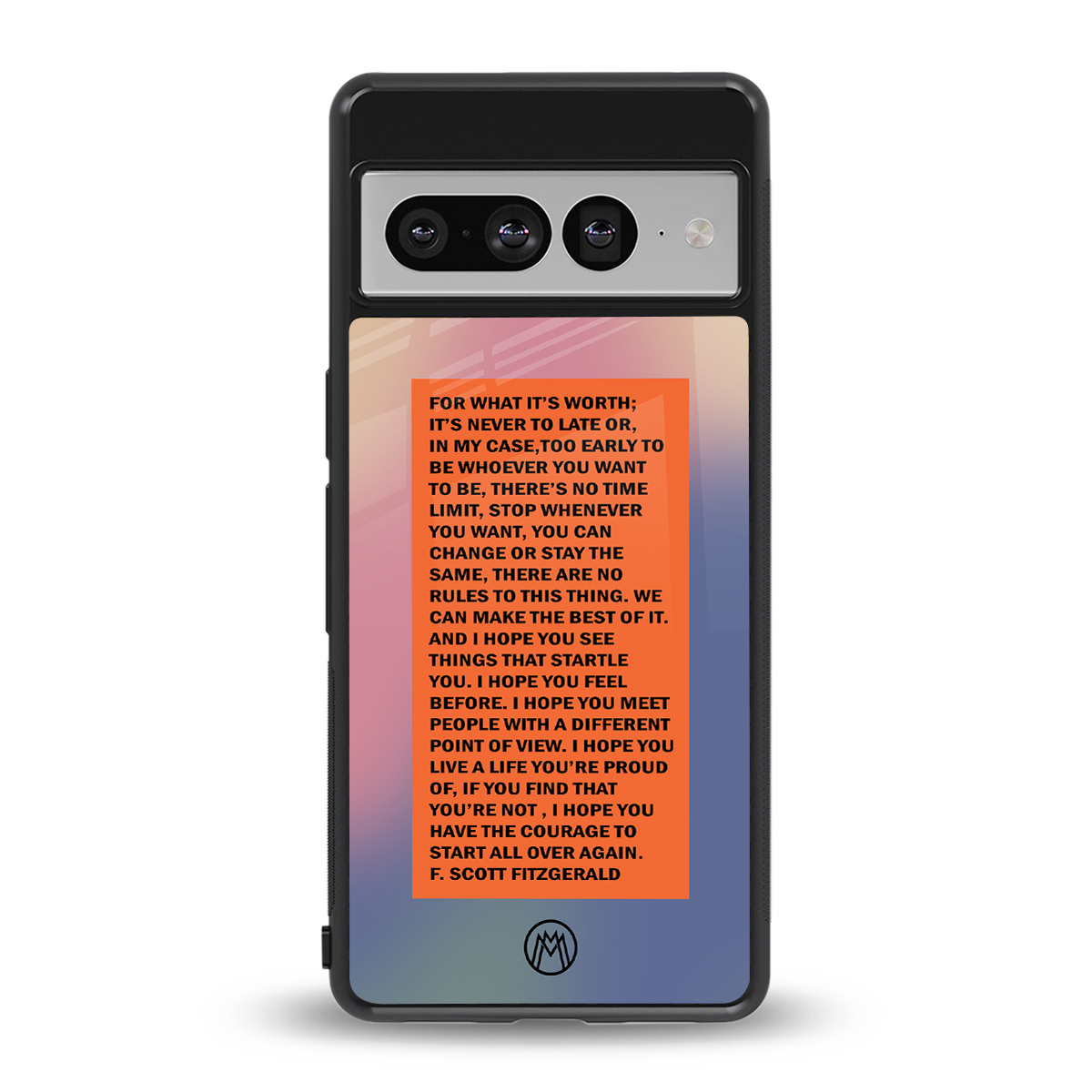 for what it's worth back phone cover | glass case for google pixel 7 pro