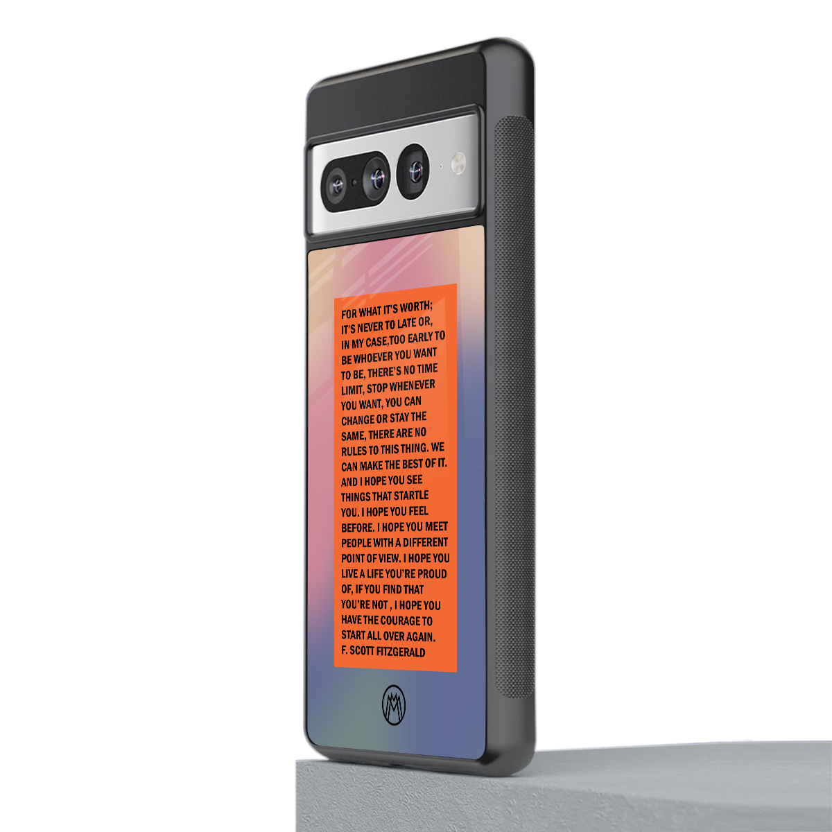for what it's worth back phone cover | glass case for google pixel 7 pro