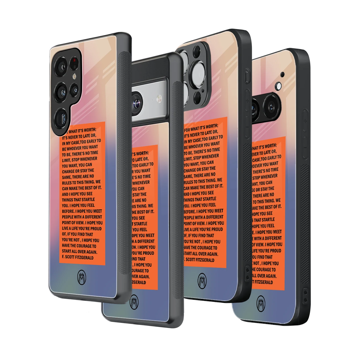 Stylish Glass Back Case for All Smartphones โ iPhone, Samsung, OnePlus, Pixel, Redmi, Oppo, Vivo, Motorola
