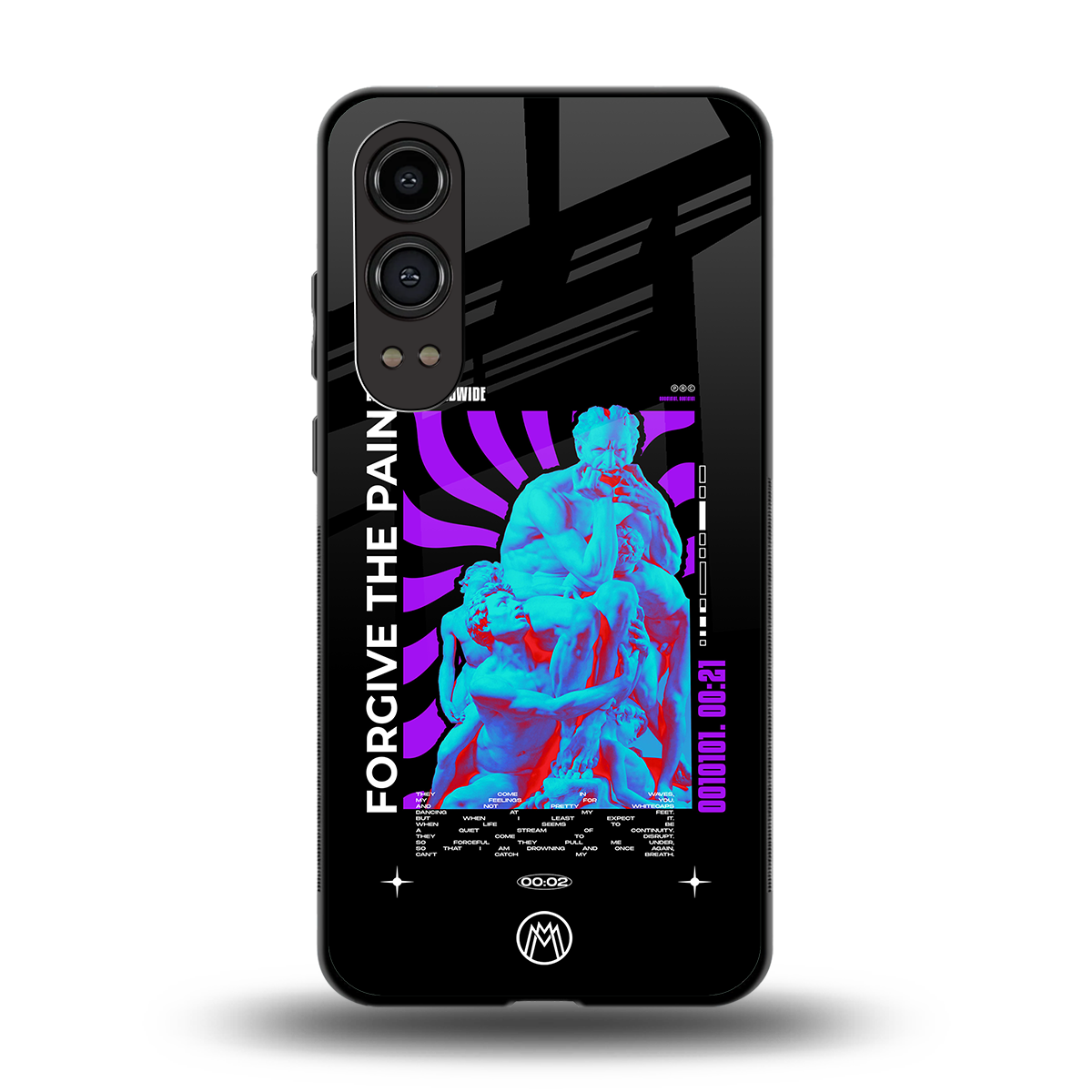 forgive the pain back phone cover | glass case for oneplus nord ce 4 lite