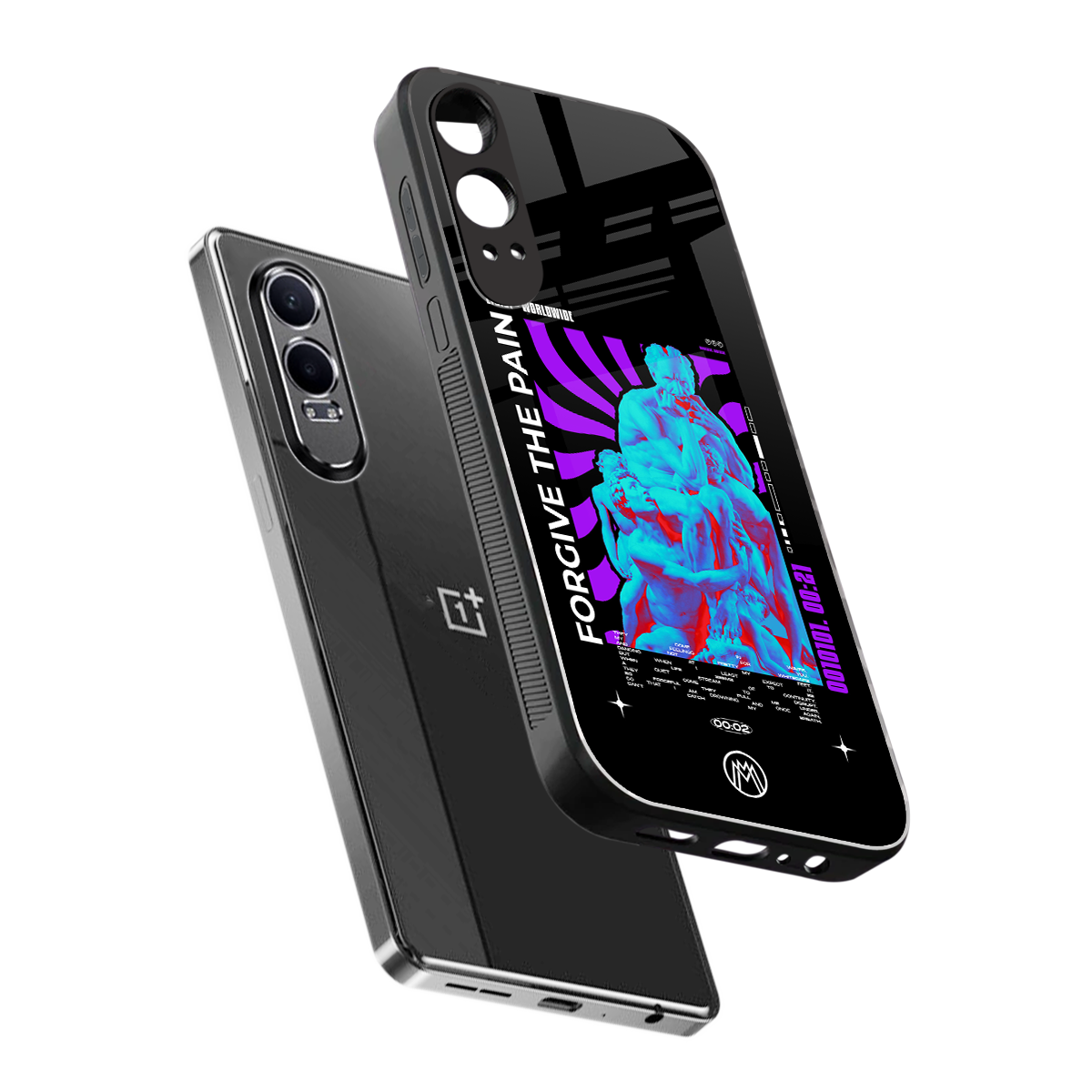 forgive the pain back phone cover | glass case for oneplus nord ce 4 lite