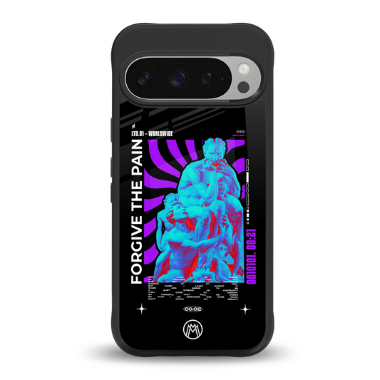 forgive the pain back phone cover | glass case for google pixel 9 pro
