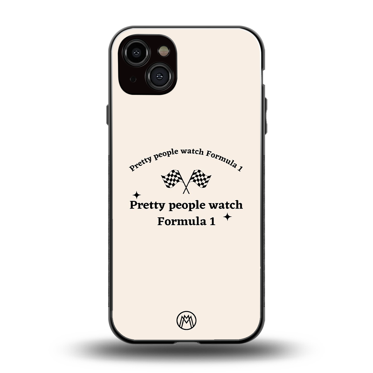 formula 1 back phone cover | glass case for iphone 15 plus