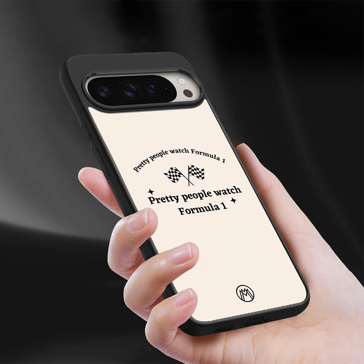 formula 1 back phone cover | glass case for google pixel 9 pro