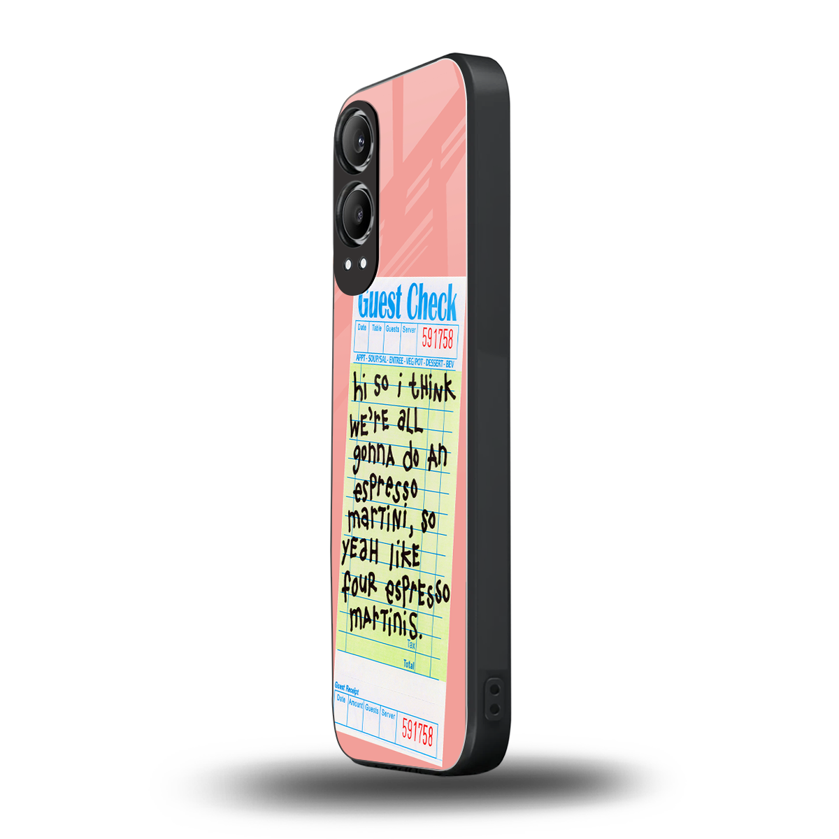 four espresso martinis back phone cover | glass case for oneplus nord ce 4 lite