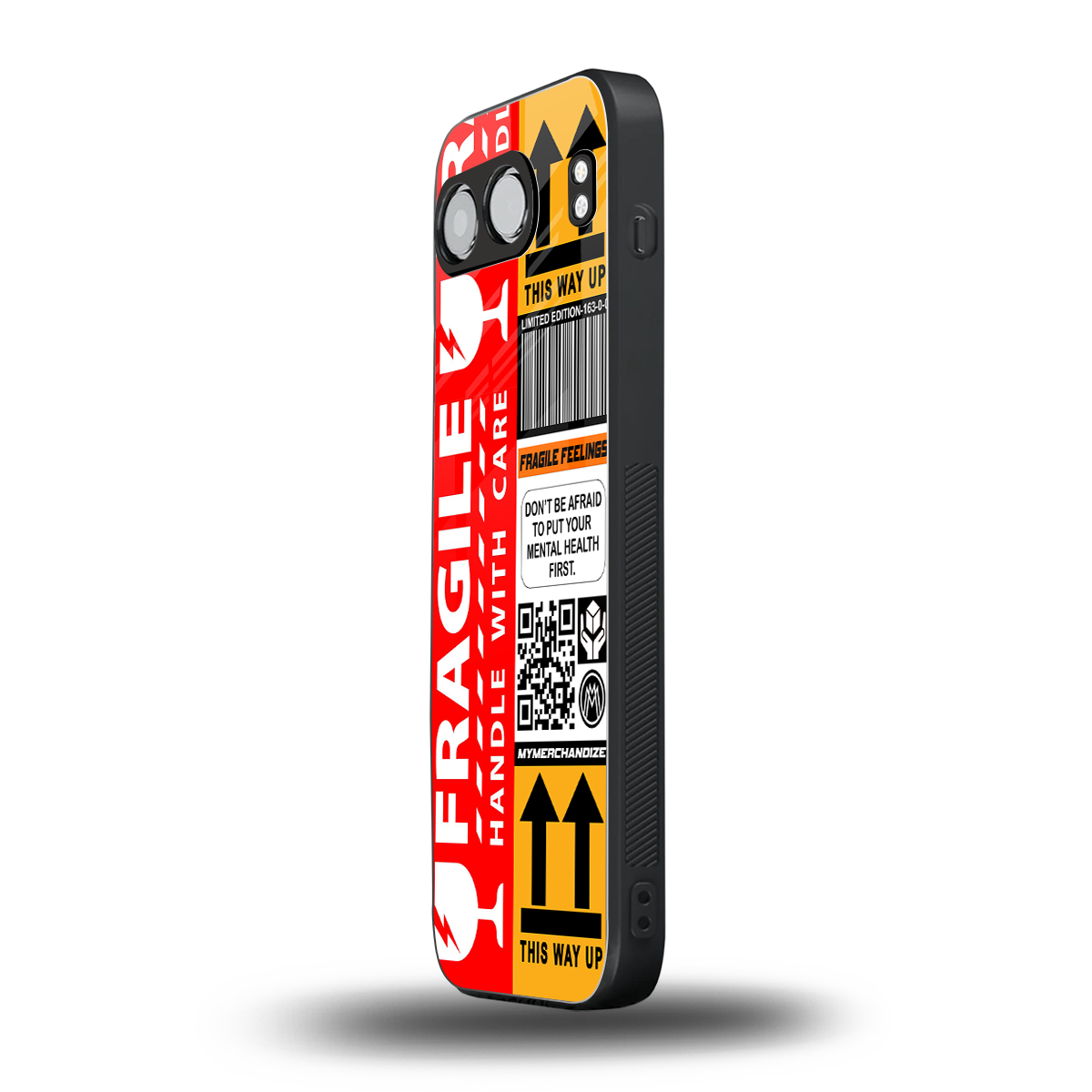 fragile feelings back phone cover | glass case for oneplus nord 4