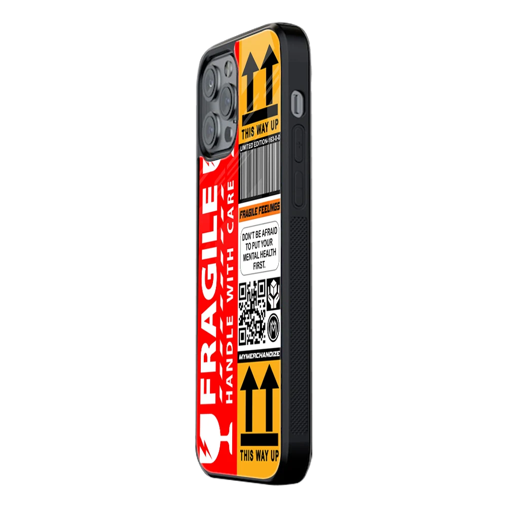 Slim Glass Back Phone Case for Multiple Brands โ iPhone, Samsung, Redmi, OnePlus, Oppo, Vivo