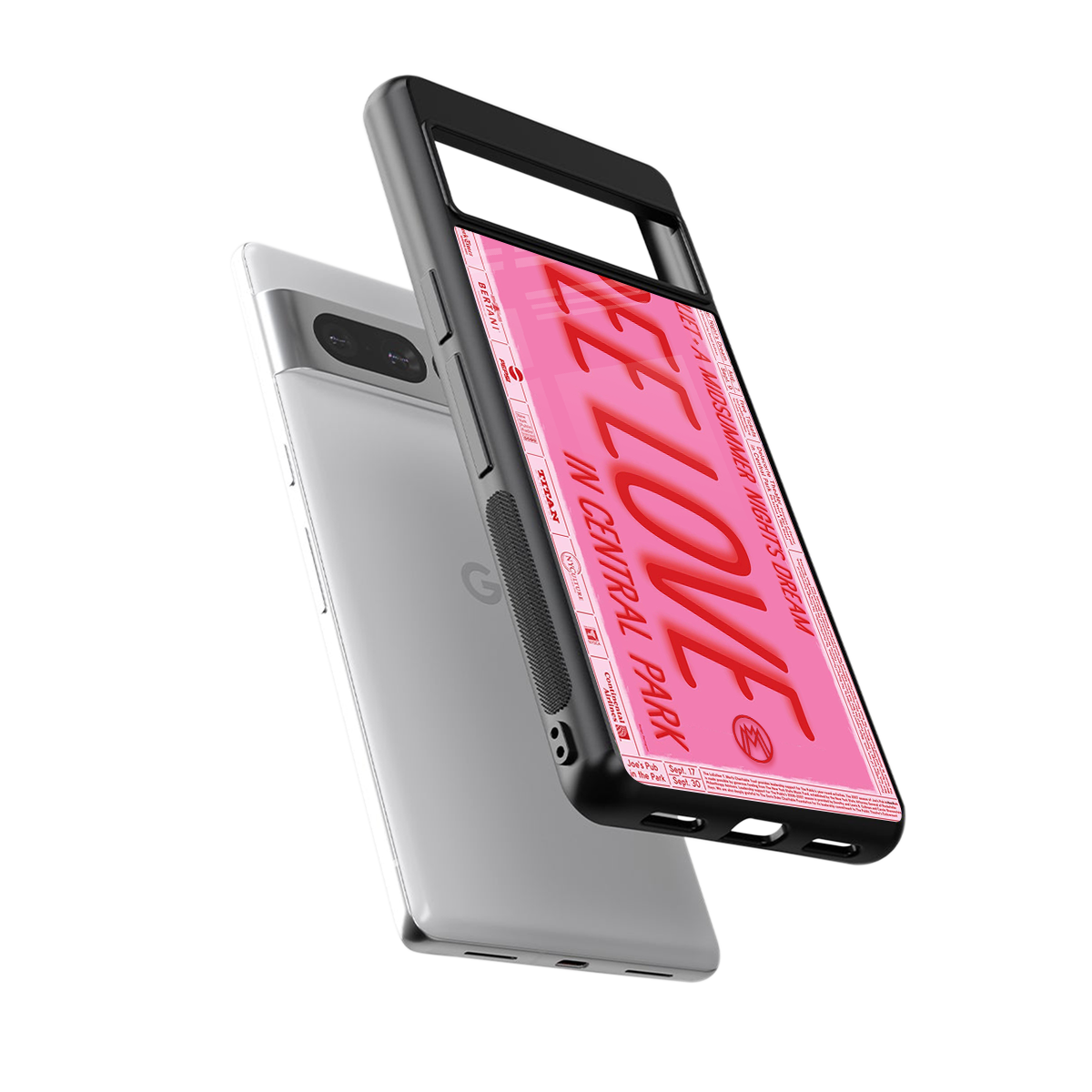 free love back phone cover | glass case for google pixel 7 pro