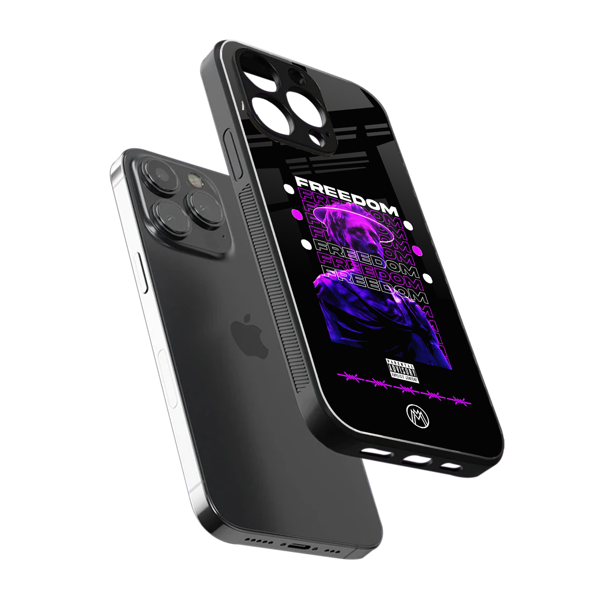 freedom back phone cover | glass case for iphone 14 pro max