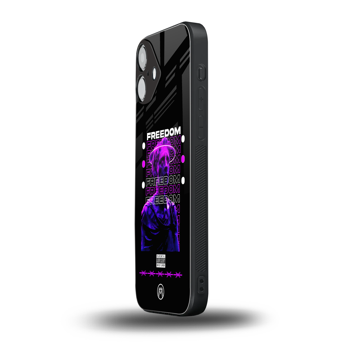 freedom back phone cover | glass case for iphone 16 plus