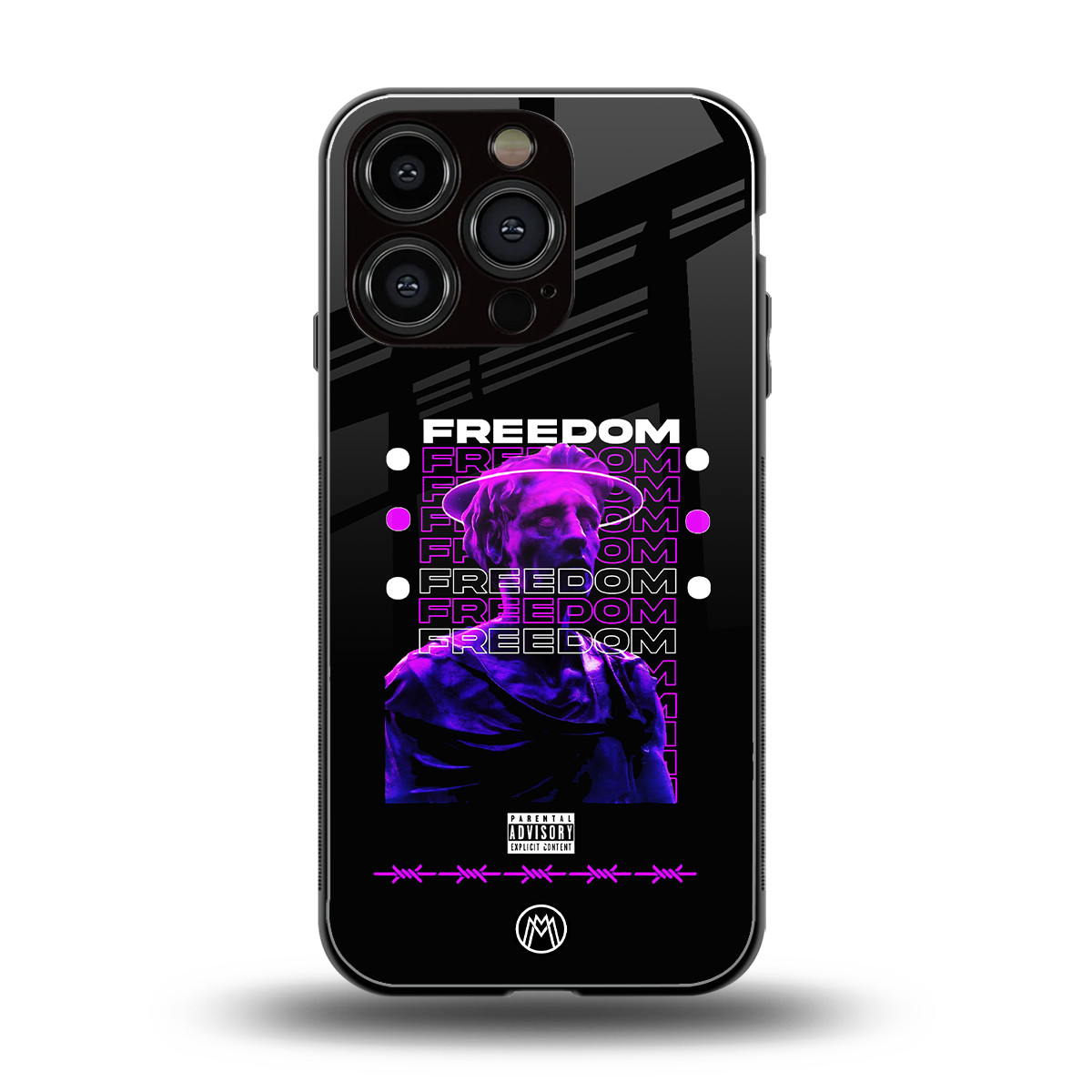 freedom back phone cover | glass case for iphone 16 pro