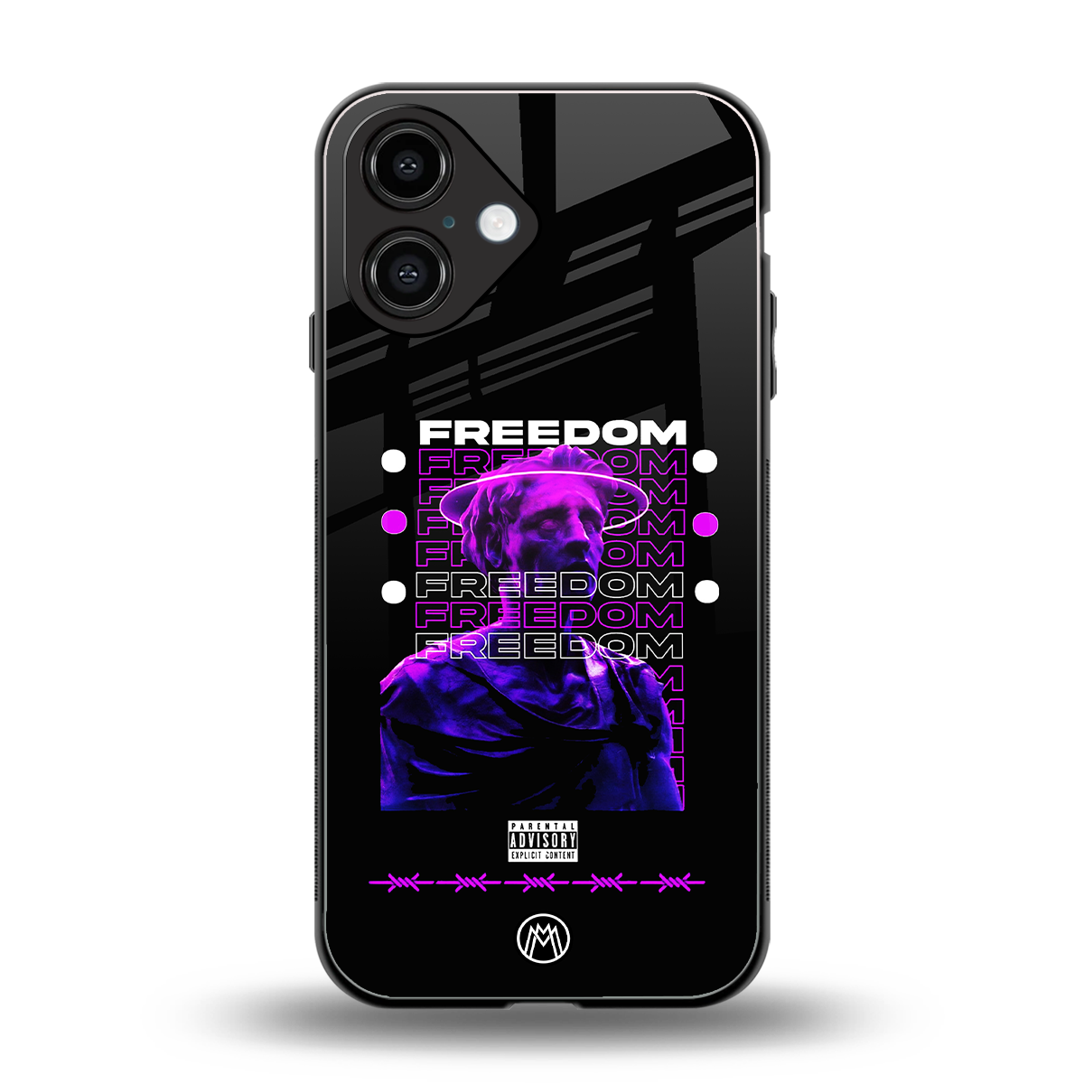 freedom back phone cover | glass case for iphone 16
