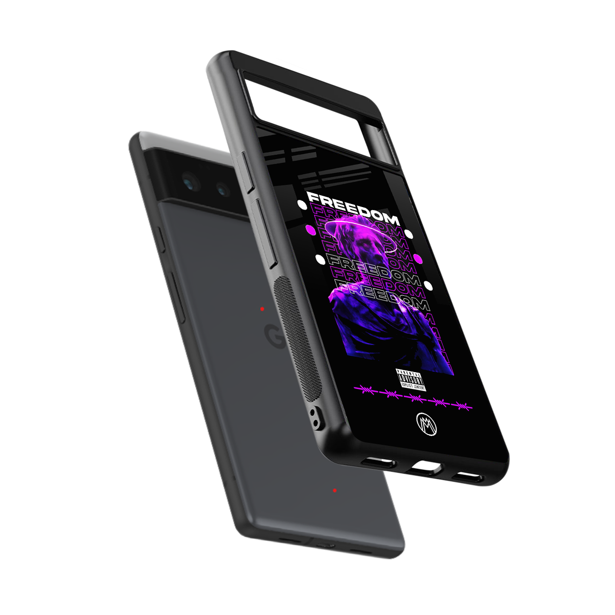 freedom back phone cover | glass case for Google Pixel 6A