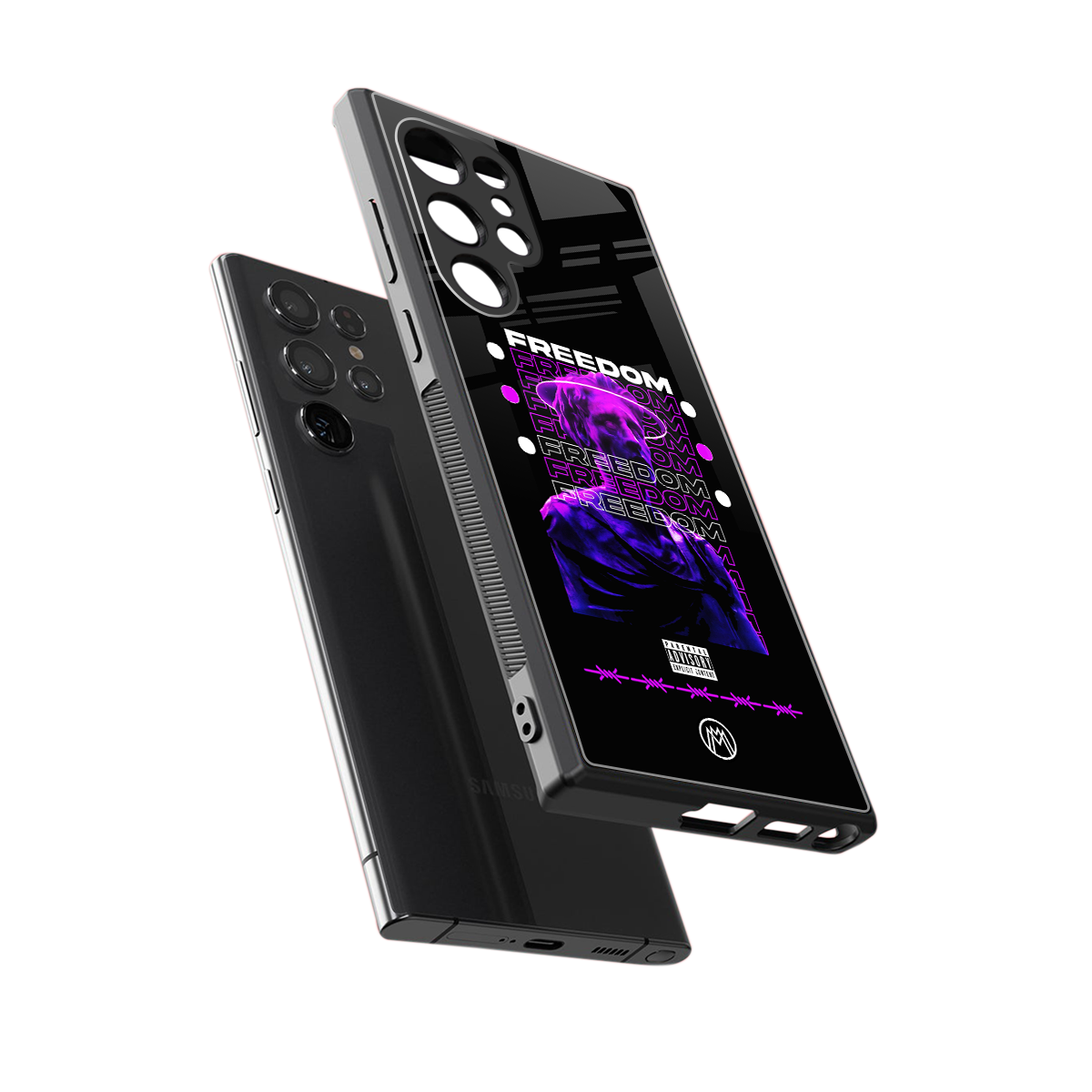 freedom back phone cover | glass case for samsung galaxy s24 ultra