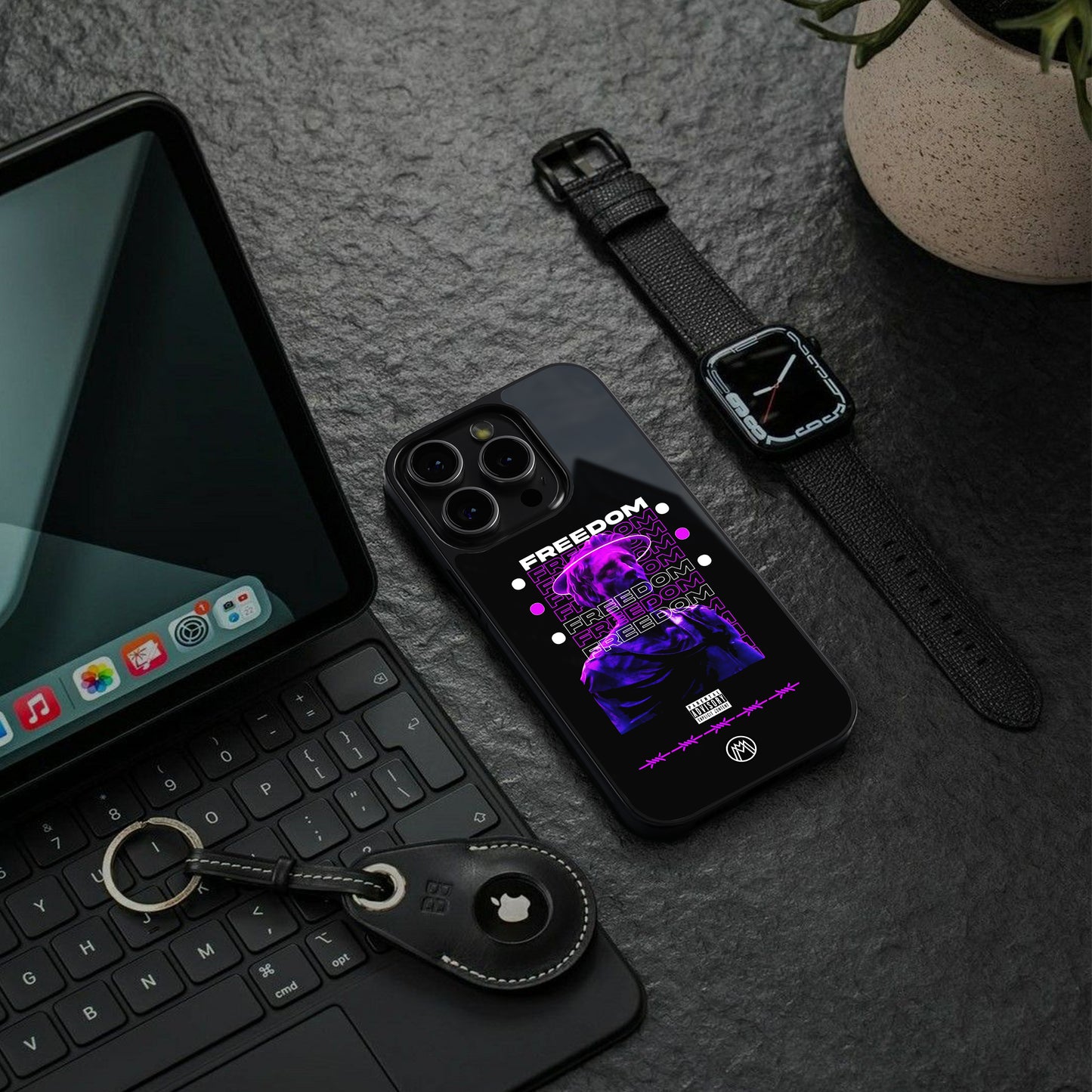 freedom back phone cover | glass case for google pixel 9 pro