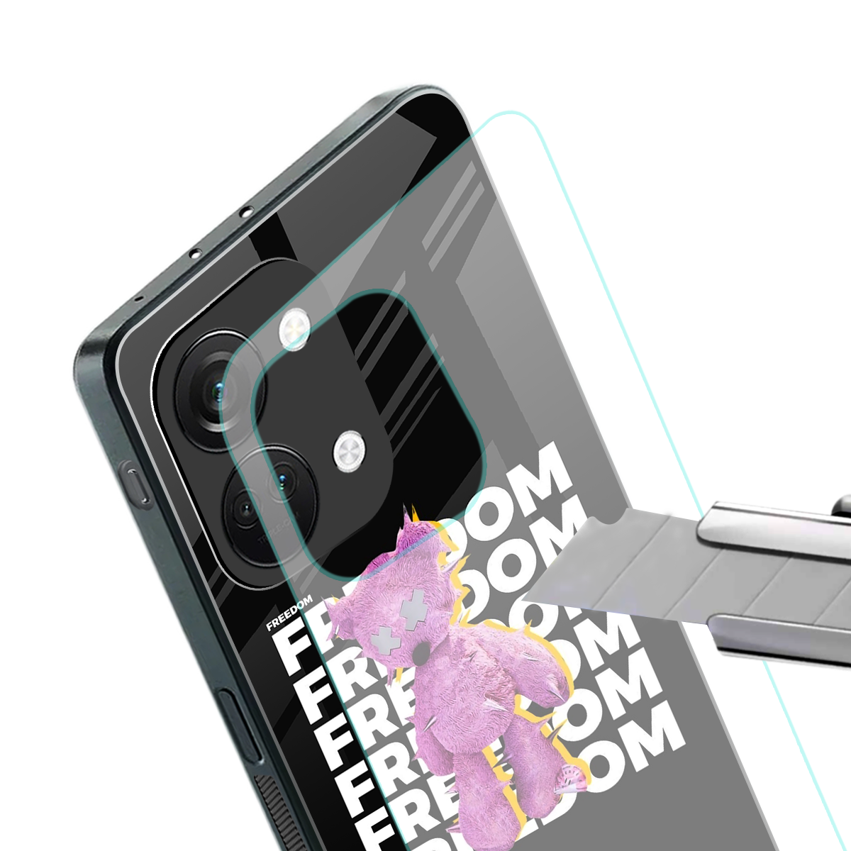 freefall back phone cover | glass case for oneplus nord 3