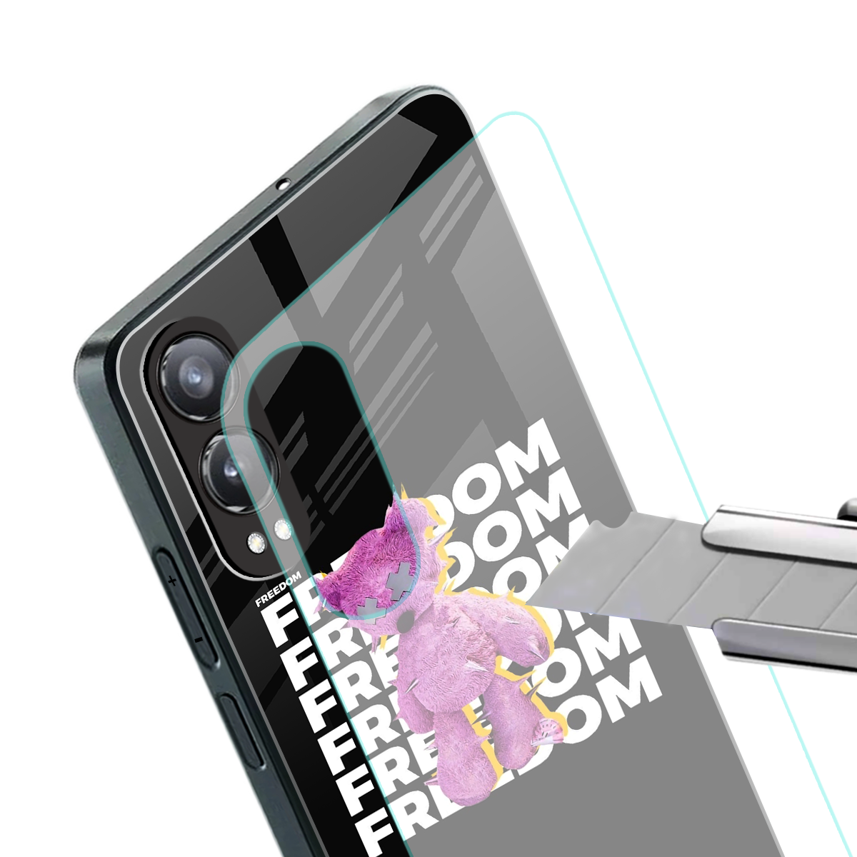 freefall back phone cover | glass case for oneplus nord ce 4 lite