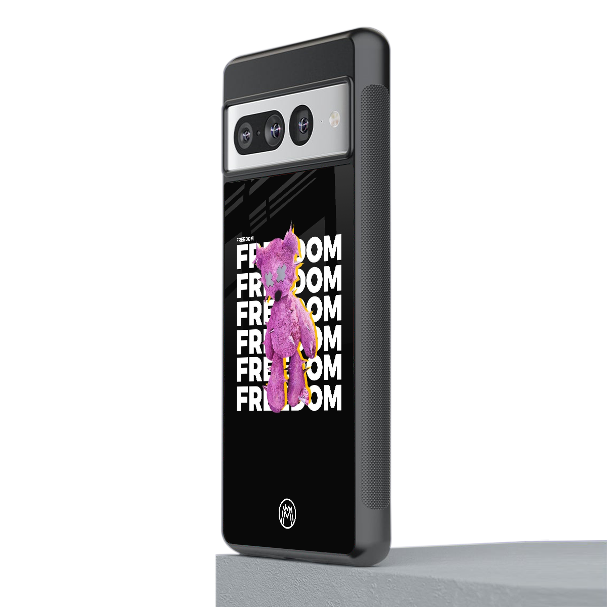 freefall back phone cover | glass case for google pixel 7 pro