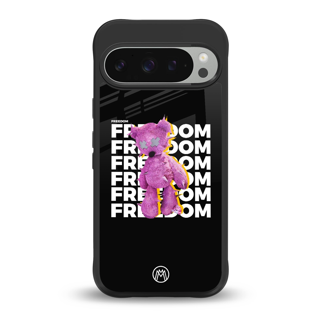 freefall back phone cover | glass case for google pixel 9 pro