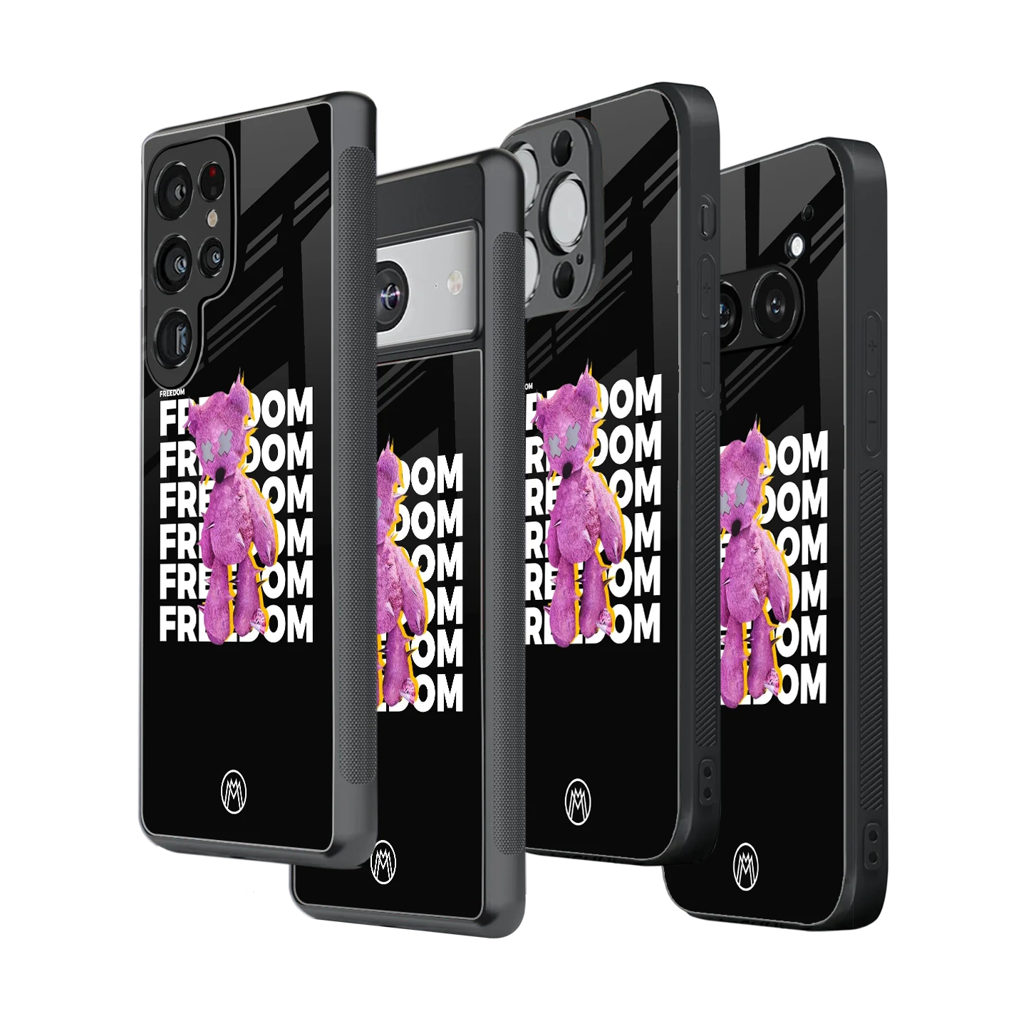 Stylish Glass Back Case for All Smartphones โ iPhone, Samsung, OnePlus, Pixel, Redmi, Oppo, Vivo, Motorola