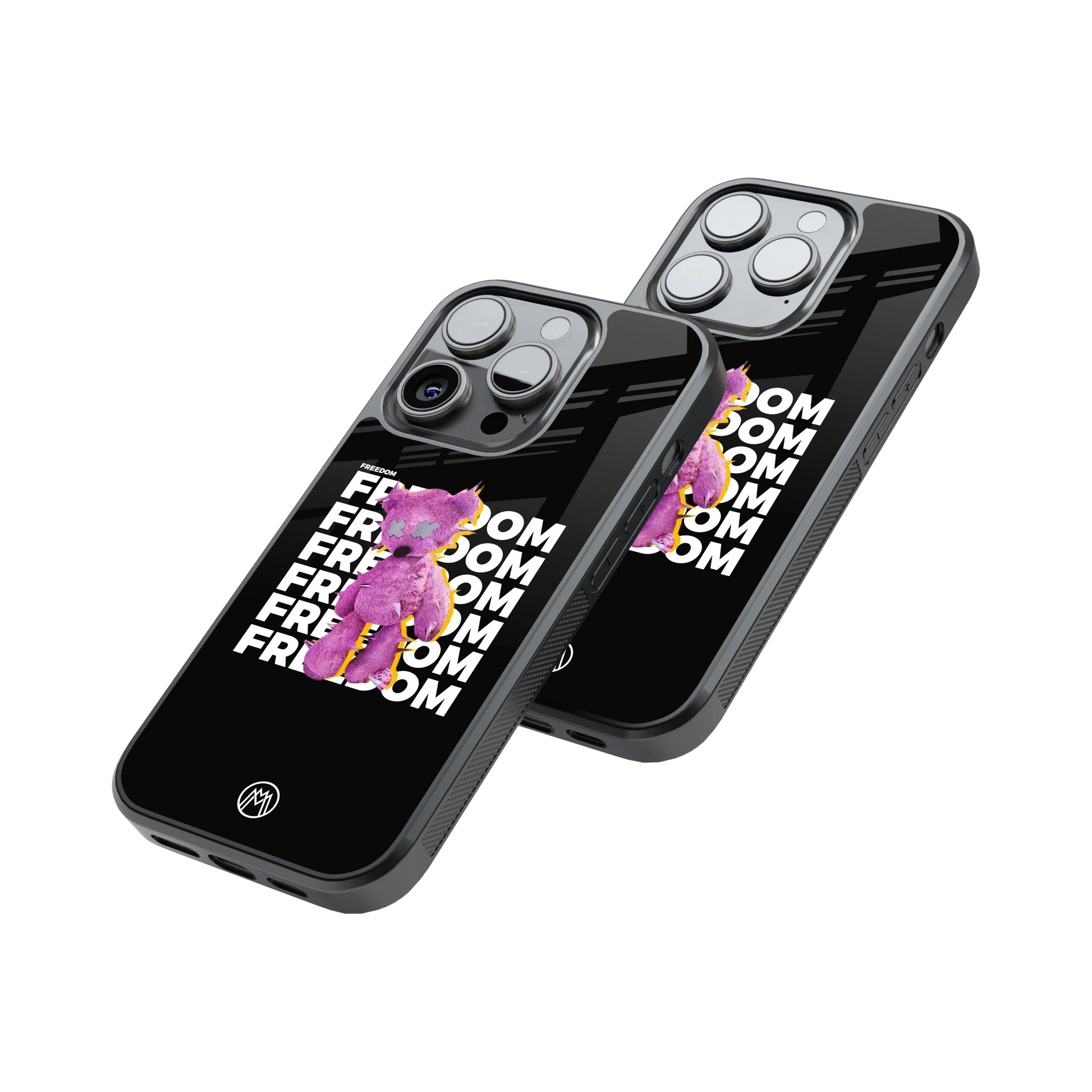 Protective Glass Back Phone Case Compatible with iPhone, Samsung, OnePlus, Pixel & More