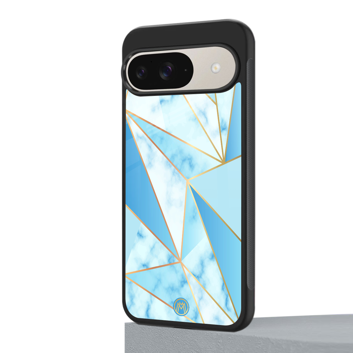french marble back phone cover | glass case for google pixel 9