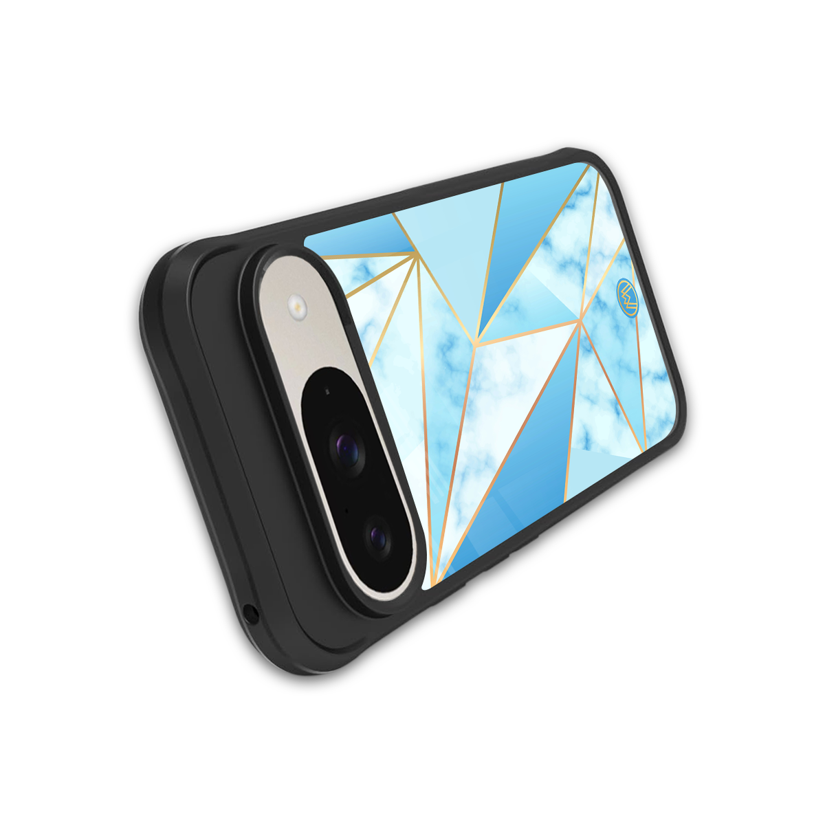 french marble back phone cover | glass case for google pixel 9