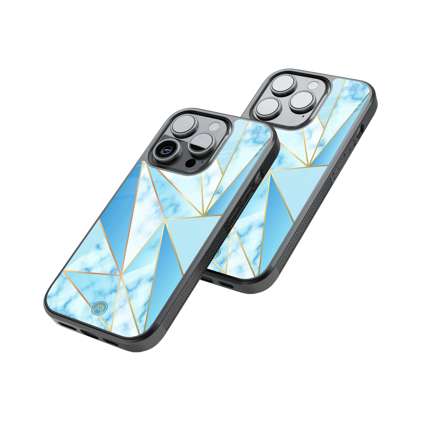 Protective Glass Back Phone Case Compatible with iPhone, Samsung, OnePlus, Pixel & More