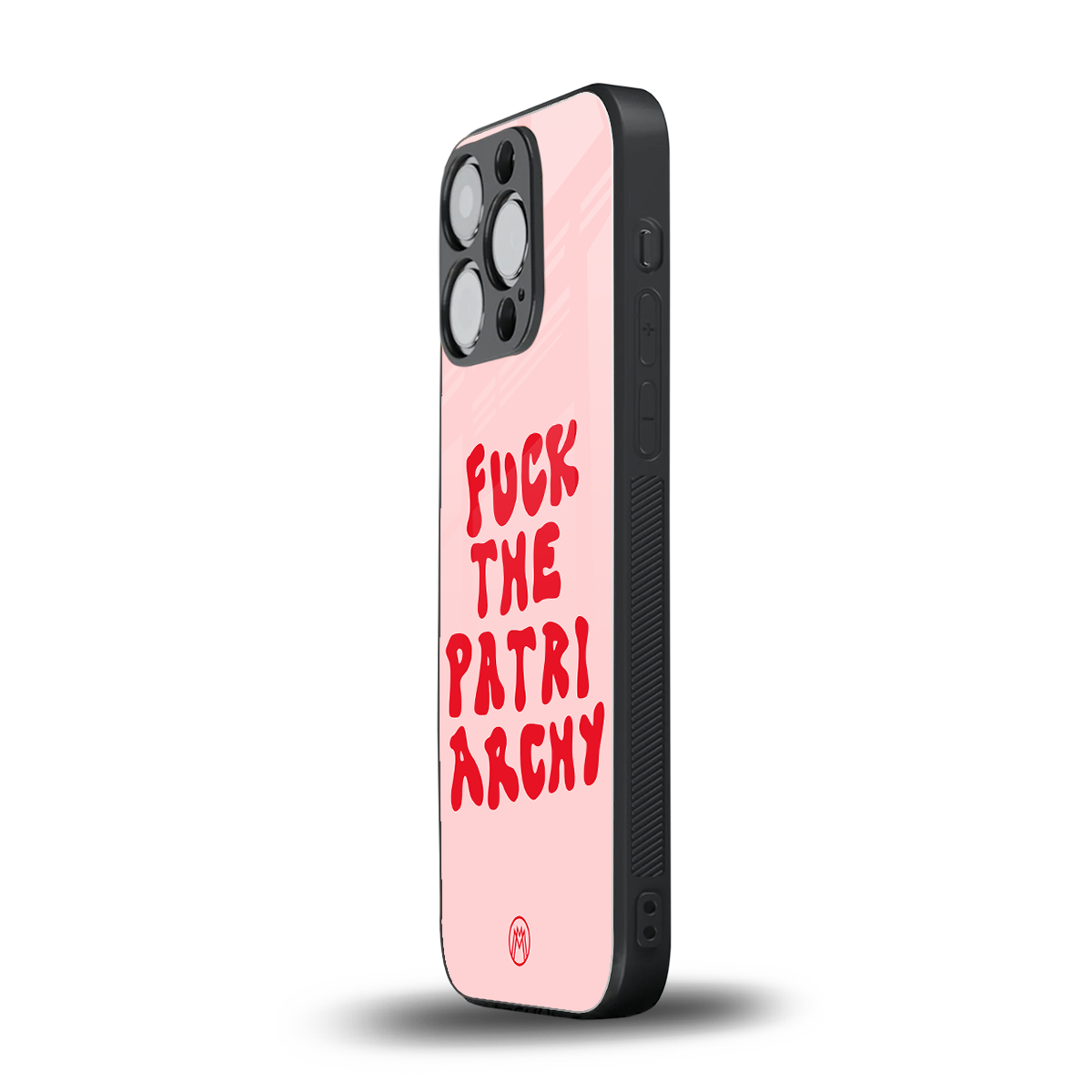 fuck the patriarchy back phone cover | glass case for iphone 13 pro
