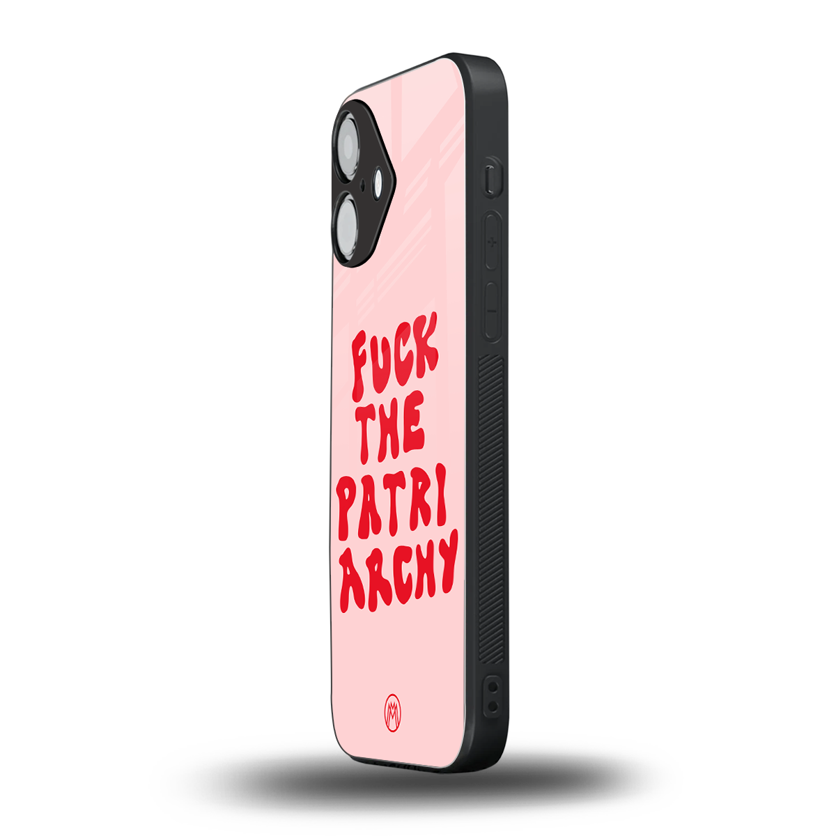 fuck the patriarchy back phone cover | glass case for iphone 16
