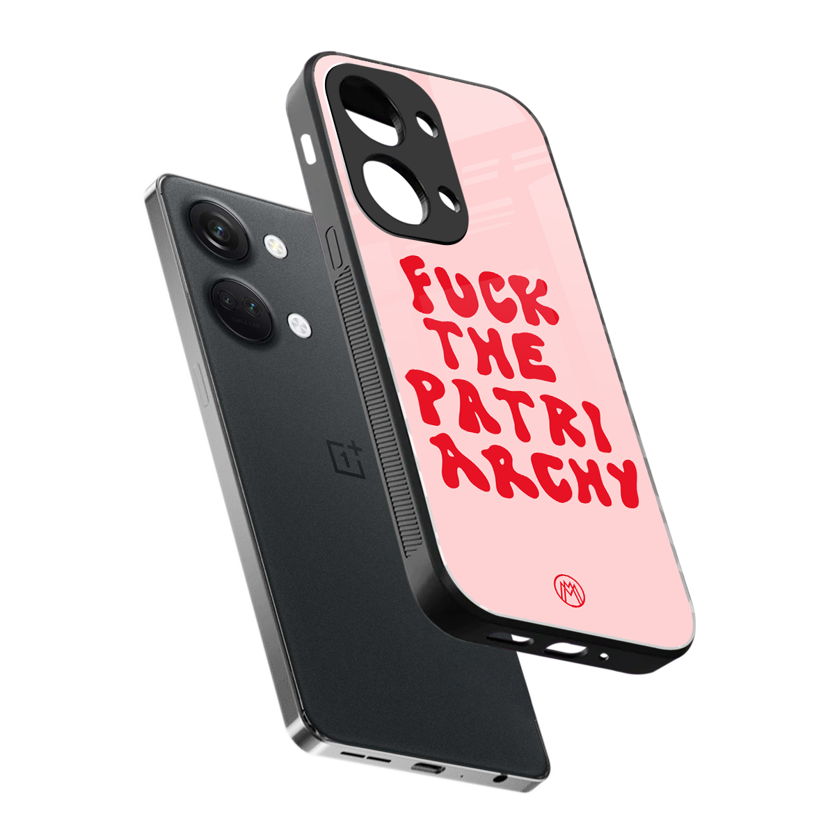 fuck the patriarchy back phone cover | glass case for oneplus nord 3