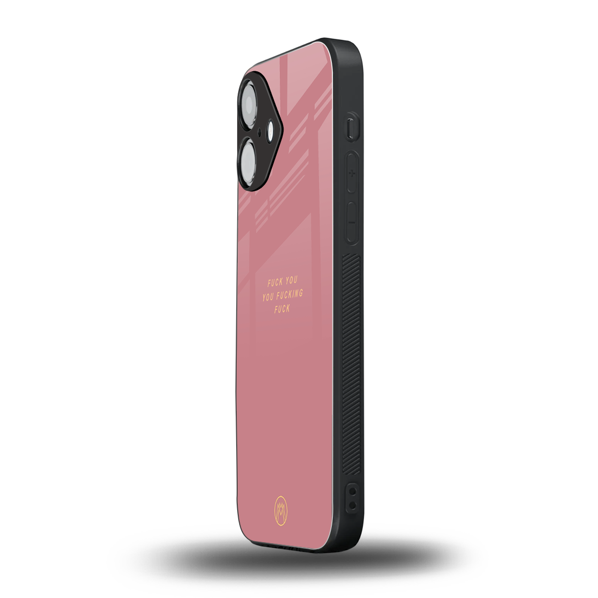 fuck you back phone cover | glass case for iphone 16