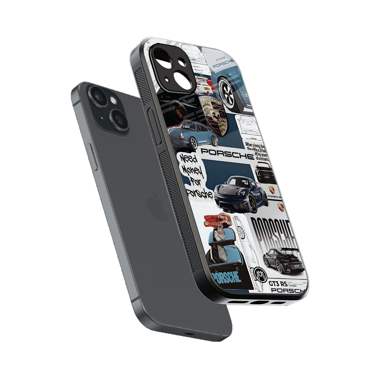 fund my ride back phone cover | glass case for iphone 15 plus