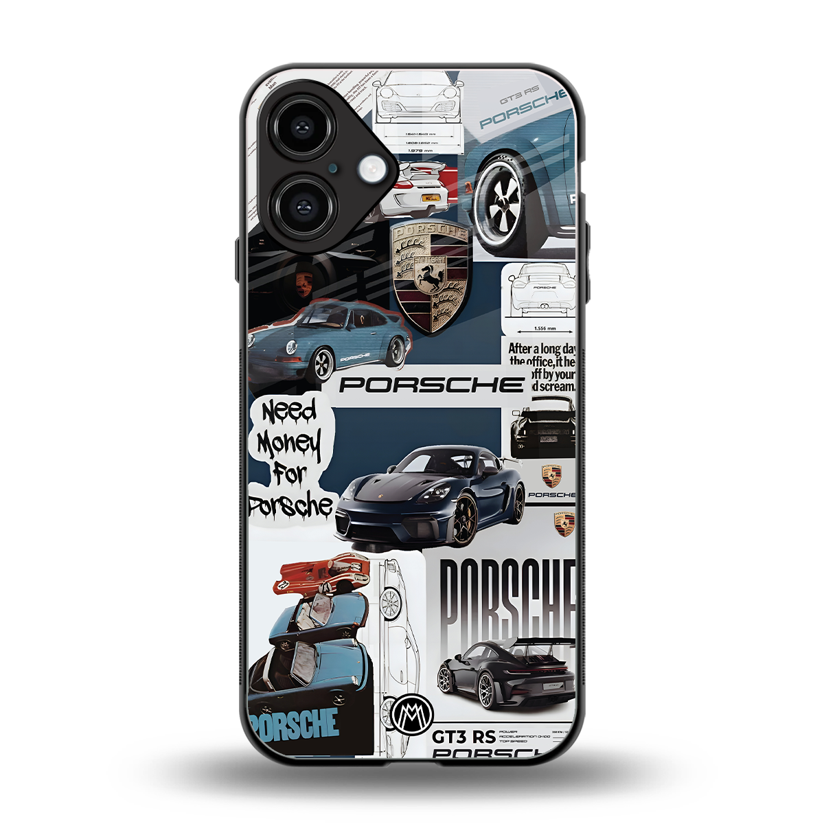 fund my ride back phone cover | glass case for iphone 16 plus