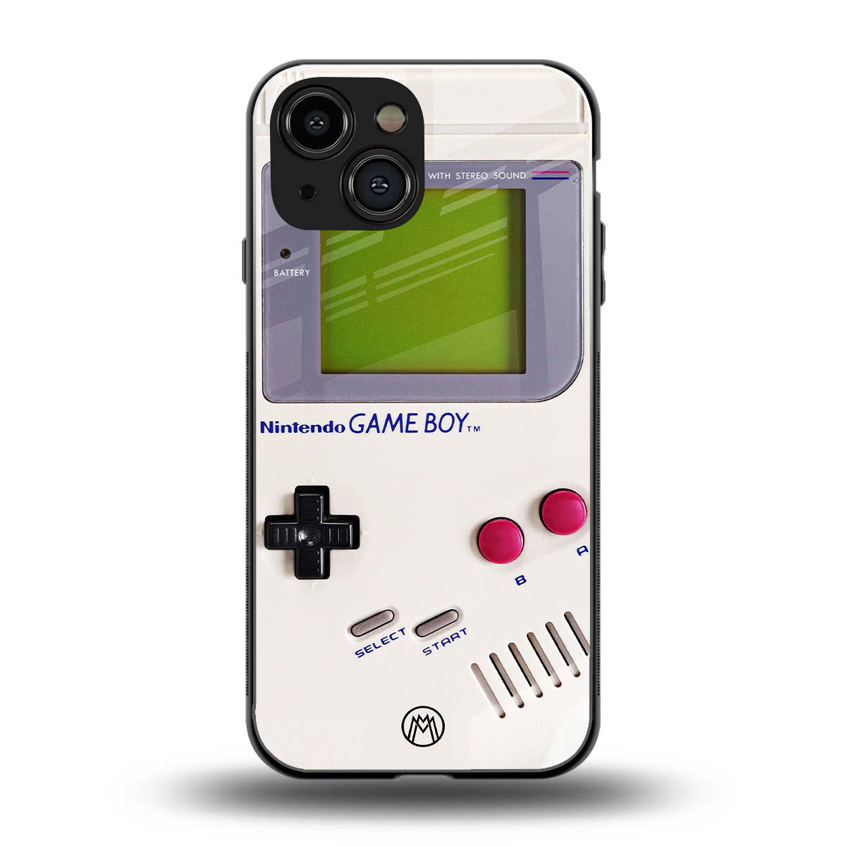 gameboy classic back phone cover | glass case for iphone 13 mini