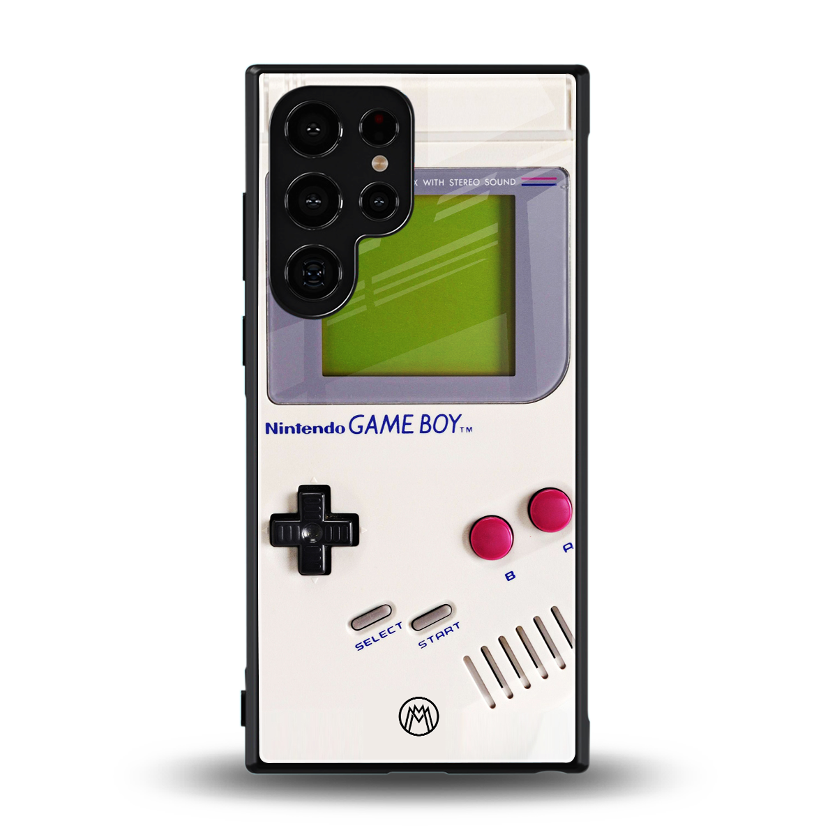 gameboy classic back phone cover | glass case for samsung galaxy s24 ultra