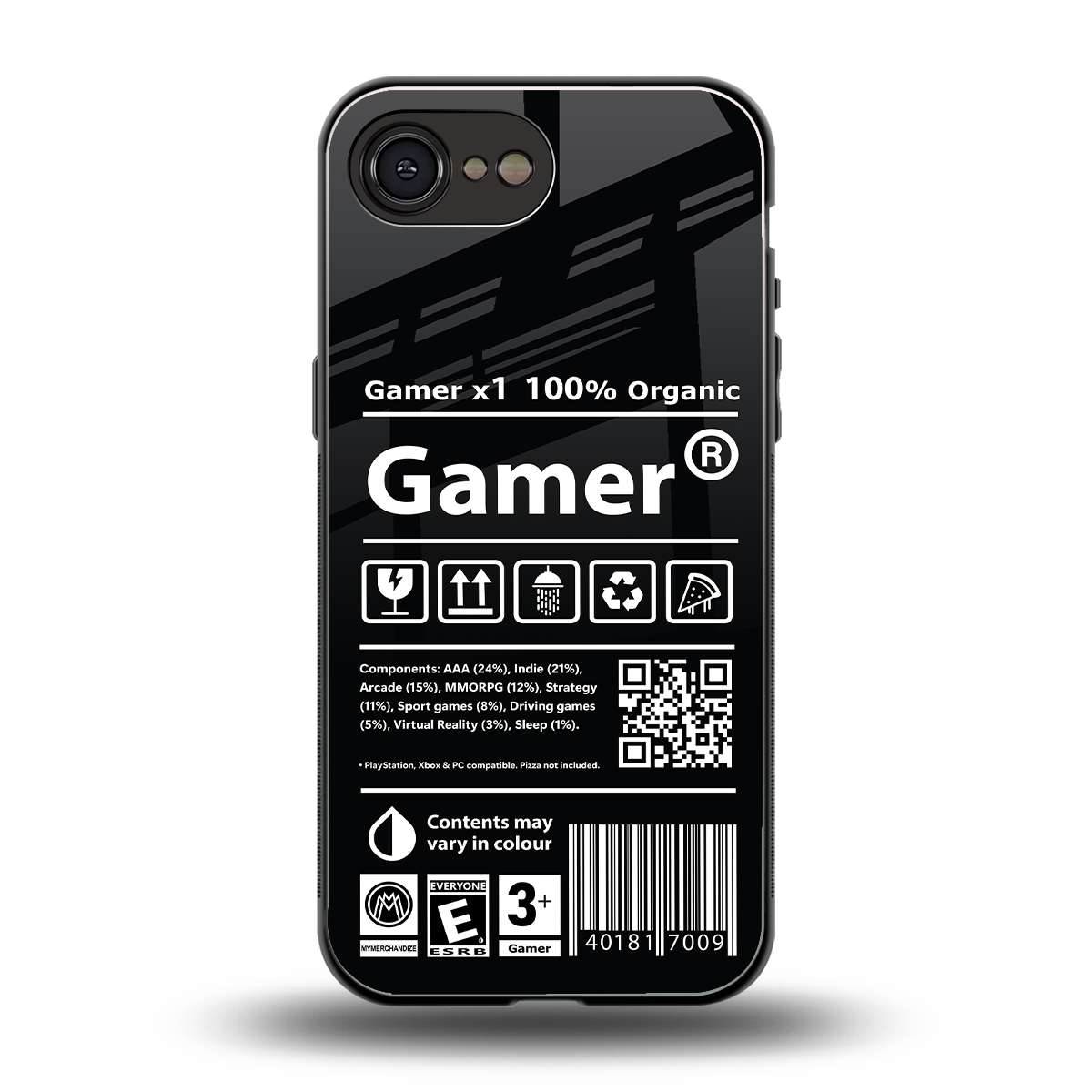 gamer back phone cover | glass case for iphone 16e