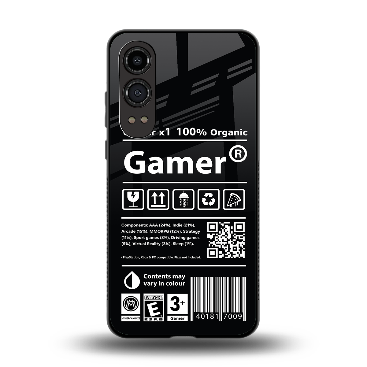 gamer back phone cover | glass case for oneplus nord ce 4 lite