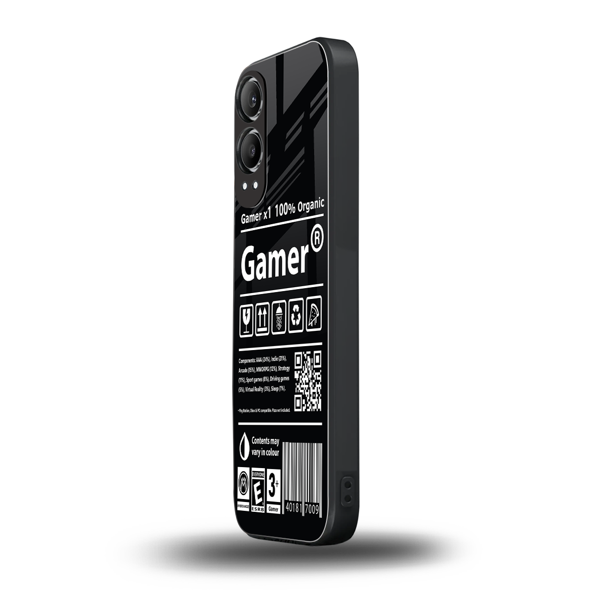 gamer back phone cover | glass case for oneplus nord ce 4 lite