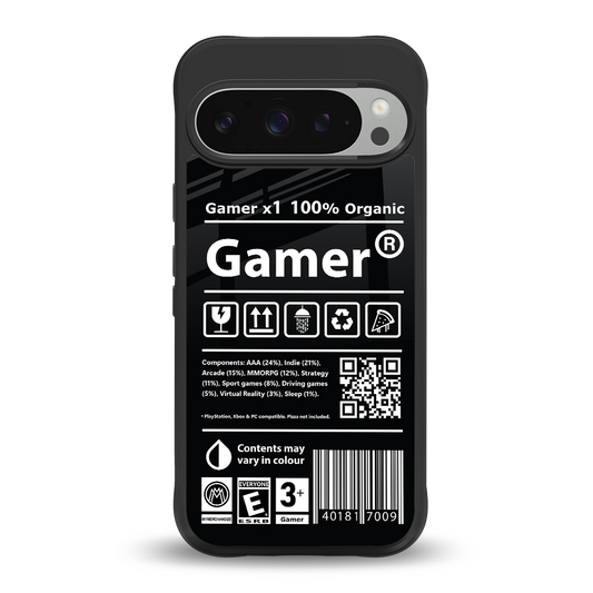 gamer back phone cover | glass case for google pixel 9 pro