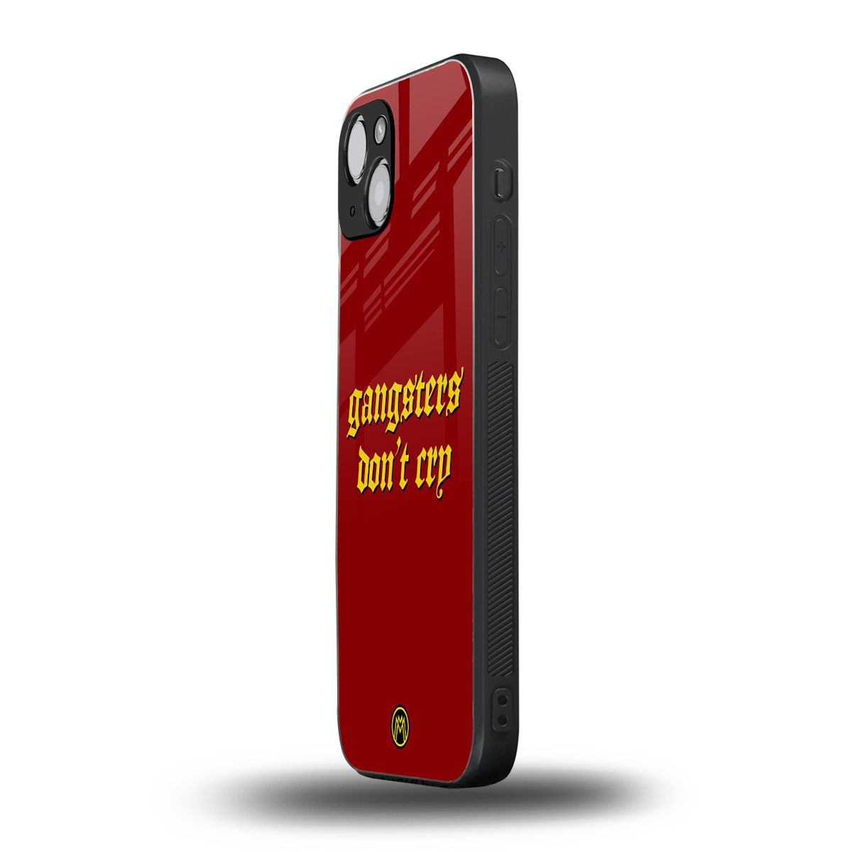 gangsters don't cry back phone cover | glass case for iphone 15 plus