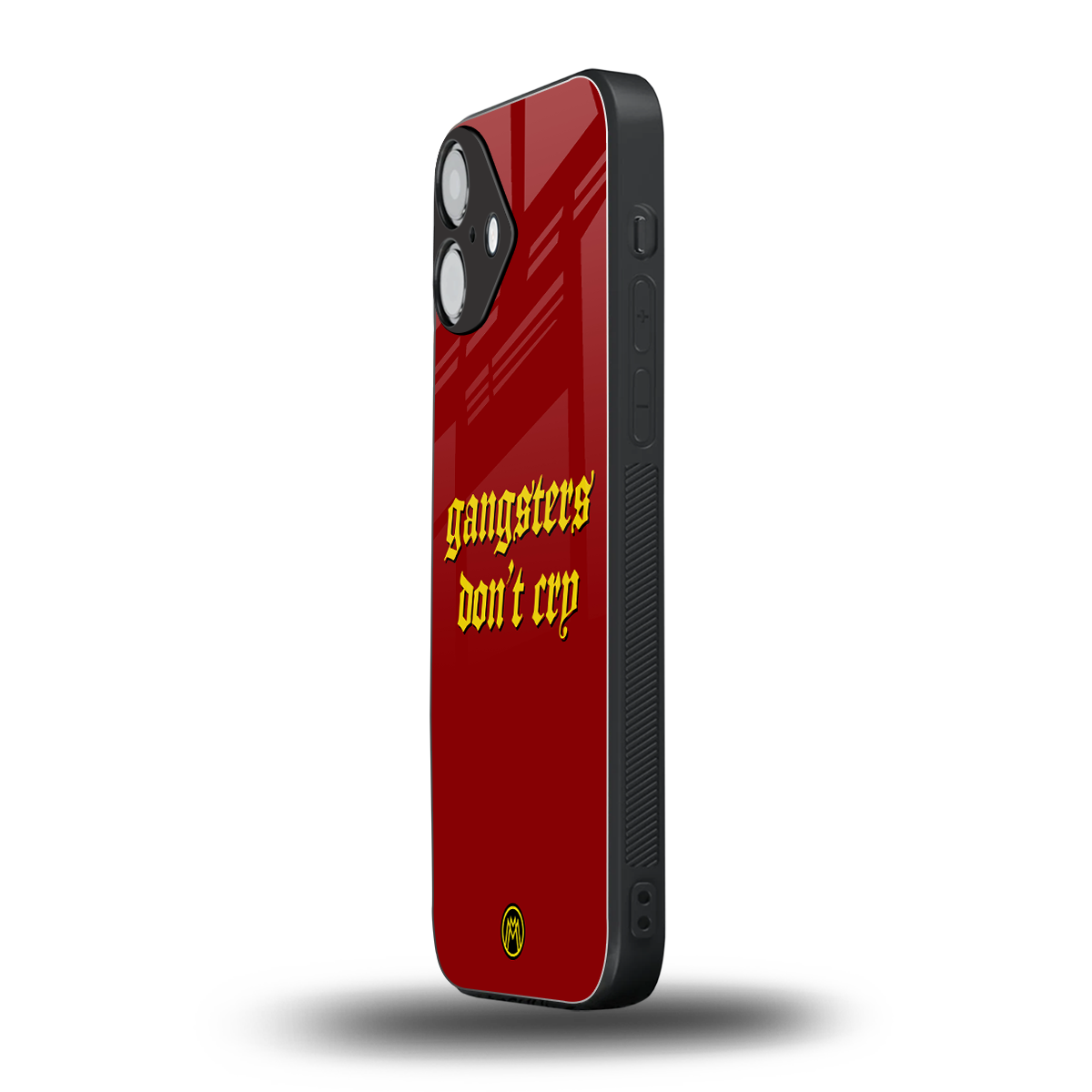 gangsters don't cry back phone cover | glass case for iphone 16 plus