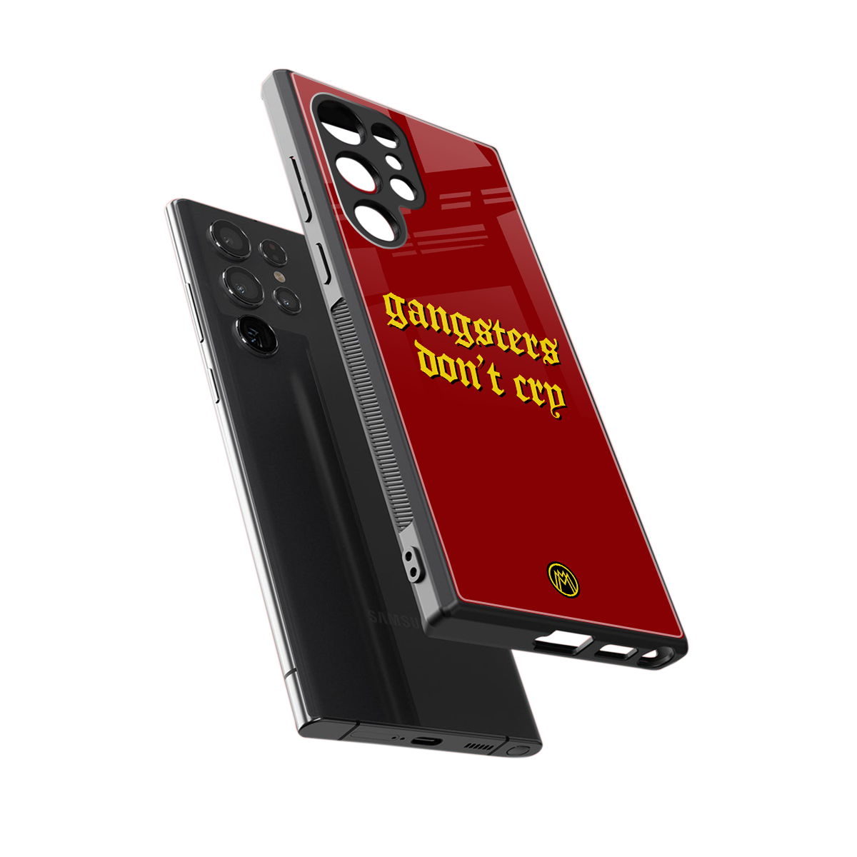 gangsters don't cry back phone cover | glass case for samsung galaxy s24 ultra