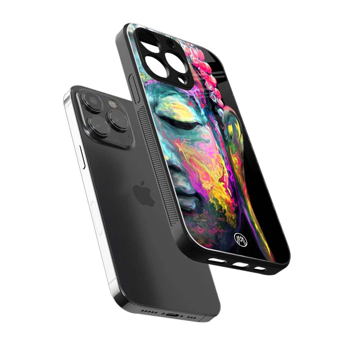 gautama buddha back phone cover | glass case for iphone 14 pro max