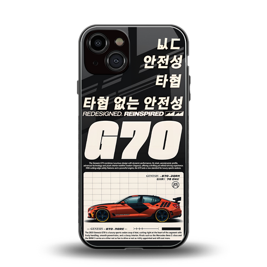 genesis g70 back phone cover | glass case for iphone 13