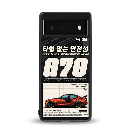 genesis g70 back phone cover | glass case for google pixel 6
